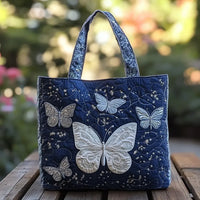 Handcrafted Bag | Silver Butterfly 1