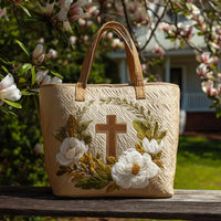 Handcrafted Bag | Floral Cross 1