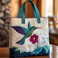 Handcrafted Bag | Hummingbird and Flowers 1