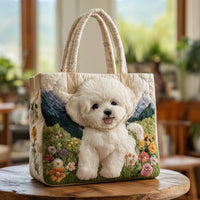 Handcrafted Bag | The White Dog 1