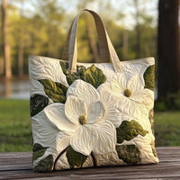 Handcrafted Bag | White Flowers 1