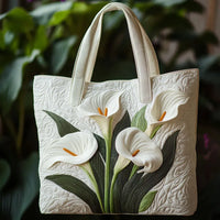 Handcrafted Bag | White Lilies 1