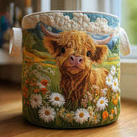 Highland Charm | Quilted Storage Basket 7