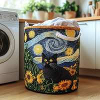 Clever Cat | Quilted Storage Basket 1