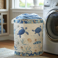 Coastal Calm | Quilted Storage Basket 1