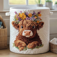 Highland Charm | Quilted Storage Basket 5
