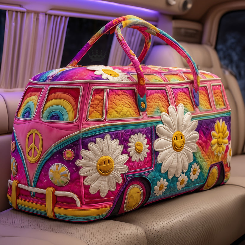 Hippie Van Quilted Duffle Bag QV26