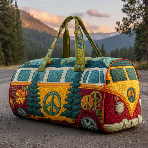 Hippie Van Quilted Duffle Bag QV35