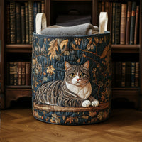 Cat | Quilted Storage Basket 6