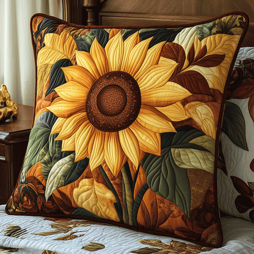 Sunny Blooms | Handcrafted Pillow Case