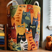 Cat | Quilted Storage Basket 7