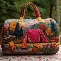 Camping Vibe Quilted Duffle Bag 10