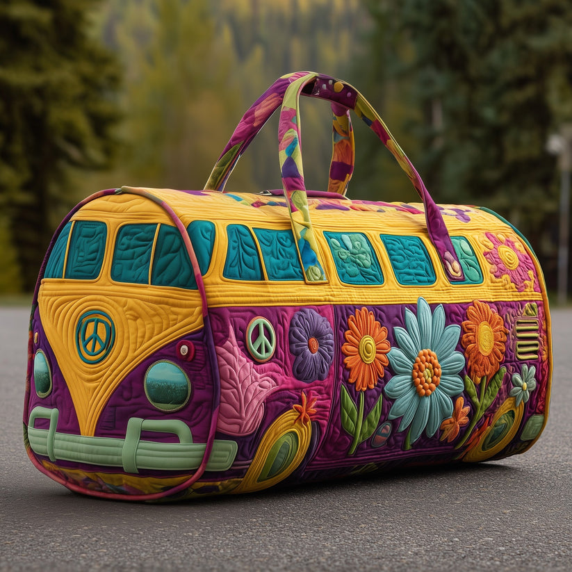 Hippie Van Quilted Duffle Bag QV40