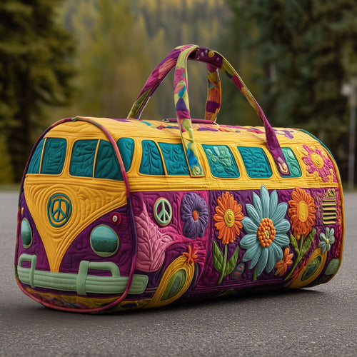 Hippie Van Quilted Duffle Bag QV40