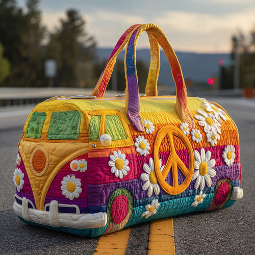 Hippie Journey Quilted Duffle Bag QV41
