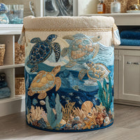 PEARL | SHELL SHINE LAUNDRY BASKET 1