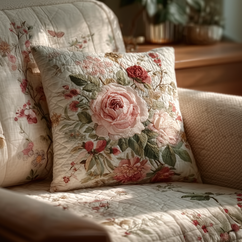 Soft Romance Haven | Handcrafted Pillow Case