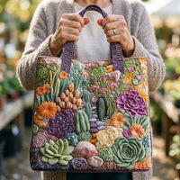 Handcrafted Bag | Succulents 2
