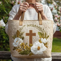 Handcrafted Bag | Floral Cross 2