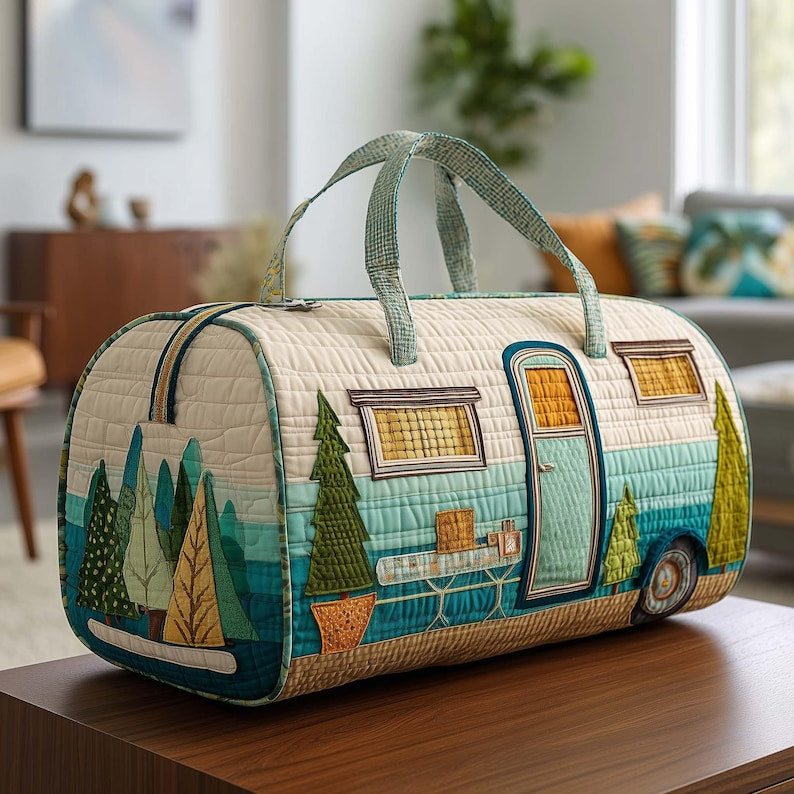 Caravan Patchwork Quilted Duffle Bag
