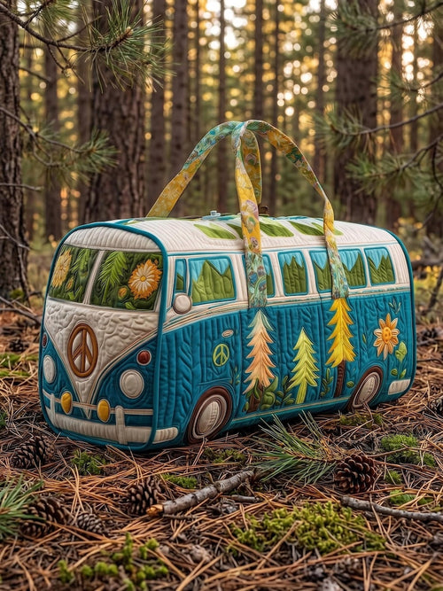 Forest Boho Quilted Handbag