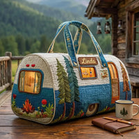 Forest Camper Personalized Quilted Duffle Bag 2