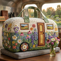 Floral Camper Quilted Duffle Bag EM14 1