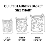 Colorful Hippie Bus Quilted Laundry Basket 2